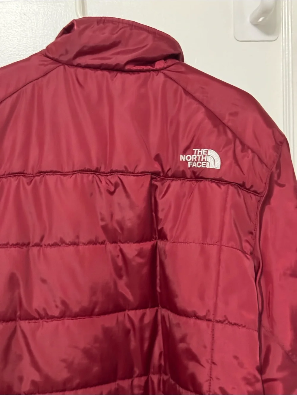 The North Face Men's XL Maroon Insulated Primaloft Quilted Jacket